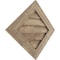 Ekena Millwork Timberthane Sandblasted Diamond Faux Wood Non-Functional Gable Vent, Primed Tan, 36"W x 36"H GVURDI36X36DSDPR - alternate 4